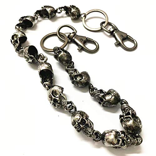 Boolavard Men Wallet Chain Punk Heavy Skull Strong Key Jeans Pant Chain - Image 5