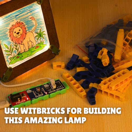 WitBlox DIY STEM Light & Craft Kit for Kids |Build & Light Up Artwork|3 Free Class| Birthday Gift|Electronics| School Science Project |LED Project for Boys & Girls (Age 6+) - Image 3