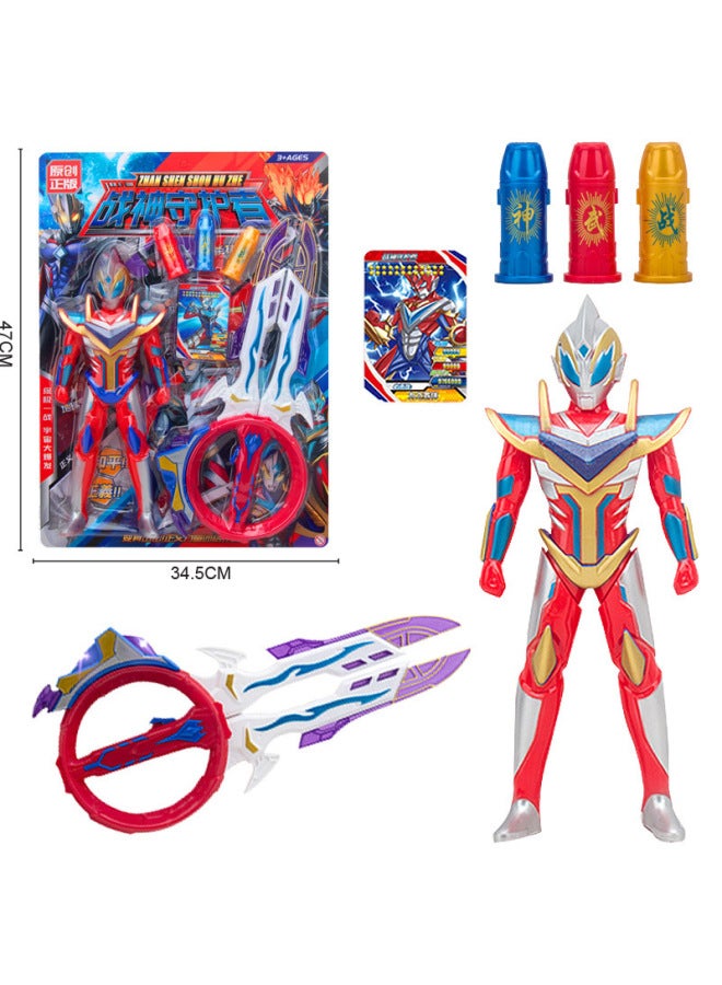 Postage Genuine Authorized Ares Guardian Toys Children Cartoon Robot Model Toys Super Supply Wholesale-Color:54021  Hanging Board  921 - Image 2