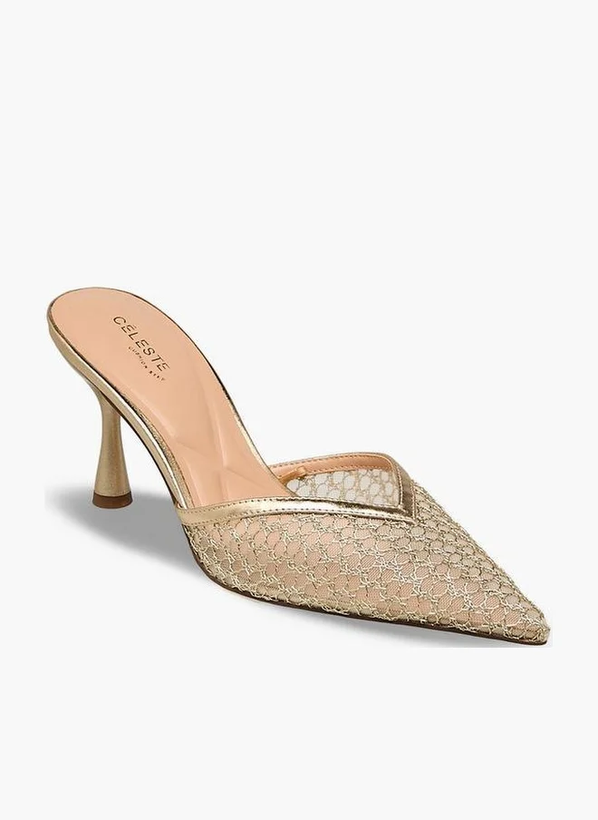 سيليست Women Mesh Stiletto Heel Shoes