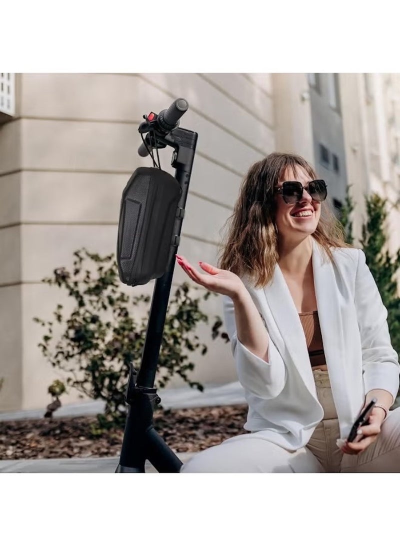 هويتك حقيبة أمامية للسكوتر من جلد البولي يوريثان سعة 3.2 لتر - حقيبة تخزين صلبة مقاومة للماء من مادة إي في إيه - Image 2