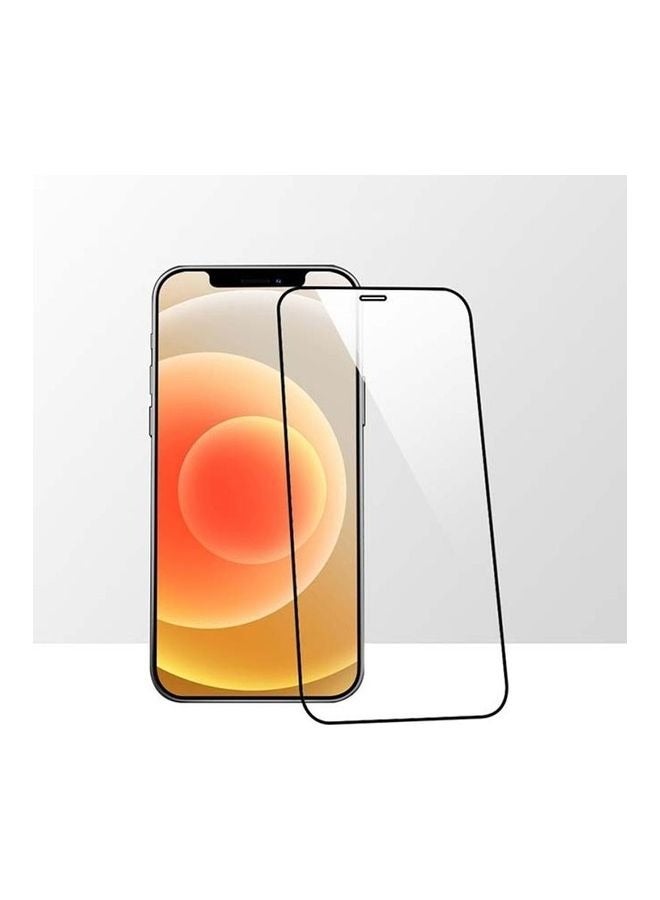 shAyzee 3D High Transparency Tempered Glass For iPhone 12 Clear/Black - Image 2