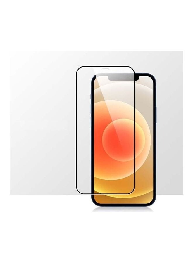 shAyzee 3D High Transparency Tempered Glass For iPhone 12 Clear/Black - Image 1