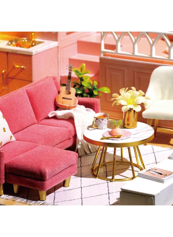 Bluejw Zhiqu House Diy Cabin Stereo Assembled Attic Sugar Girl's Wind Loft Apartment Gift Warm Time - Image 5