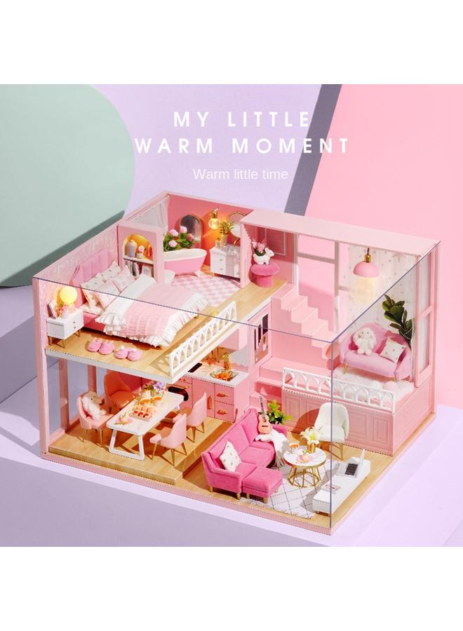 Bluejw Zhiqu House Diy Cabin Stereo Assembled Attic Sugar Girl's Wind Loft Apartment Gift Warm Time - Image 2