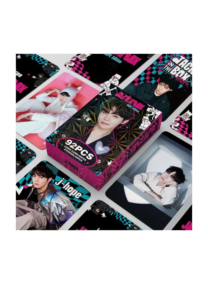 NIBEMINENT 92 Pcs Kpop BTS - JHOPE Lomo Cards Card For Fans Collection Gifts - Image 2