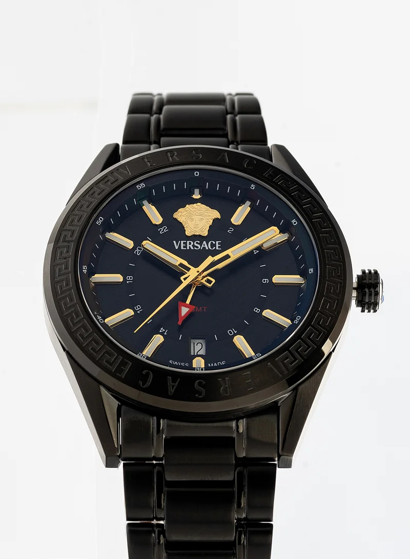 فيرزاتشي ساعة كود في مينا كوارتز سوداء