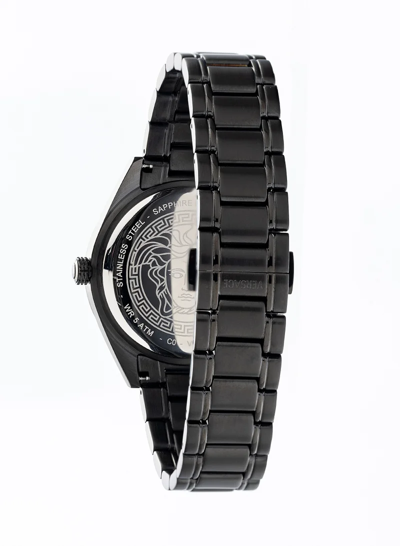 فيرزاتشي ساعة كود في مينا كوارتز سوداء