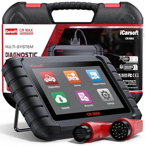 iCarsoft CR MAX 2025 Bidirectional Scan Tool All System 49+ Services and 47+ Special Functions Full Active Test OBD2 Scanner Diagnostic Tool Car Code Reader CAN FD with 38 Pin for Benz 20 Pin for BMW - Image 1