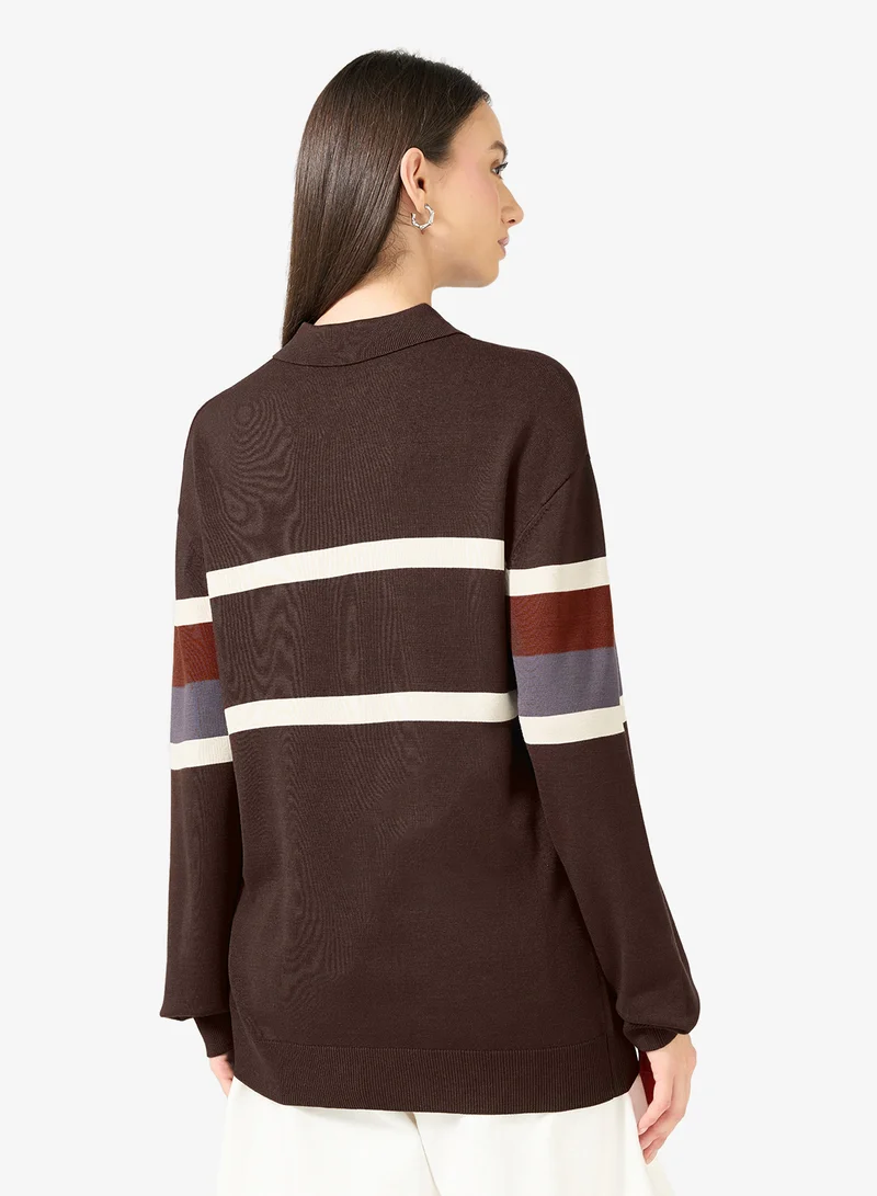 NEW ERA MLB Knit Los Angeles Dodgers Rugby Polo Shirt