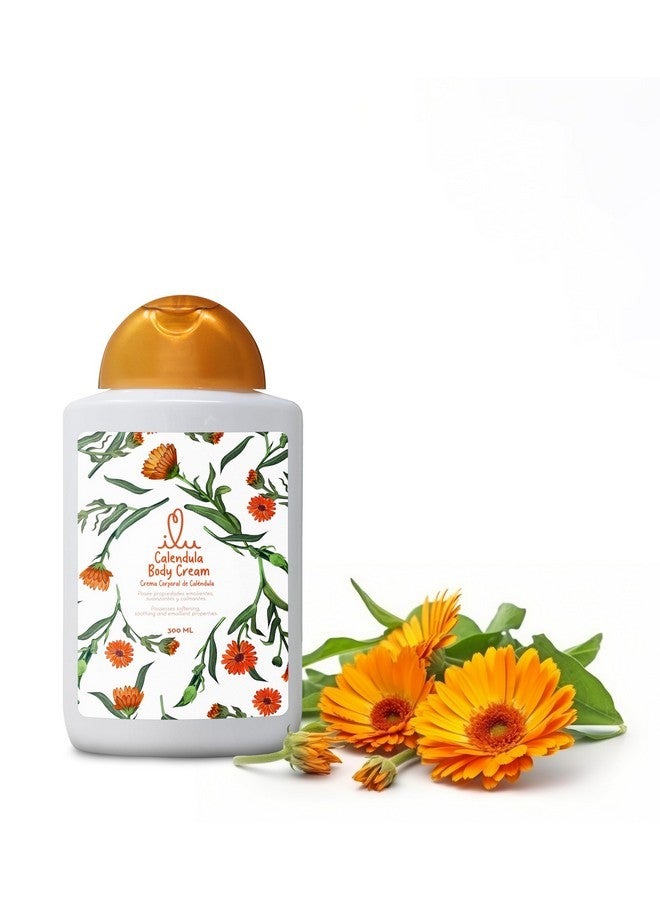 ILU Calendula body Cream (300 ml) - Multi-Purpose Skin Care, Plant-Powered Relief, Water-based cream spreads smoothly & easily for use on faces or to cover large areas. - Image 4