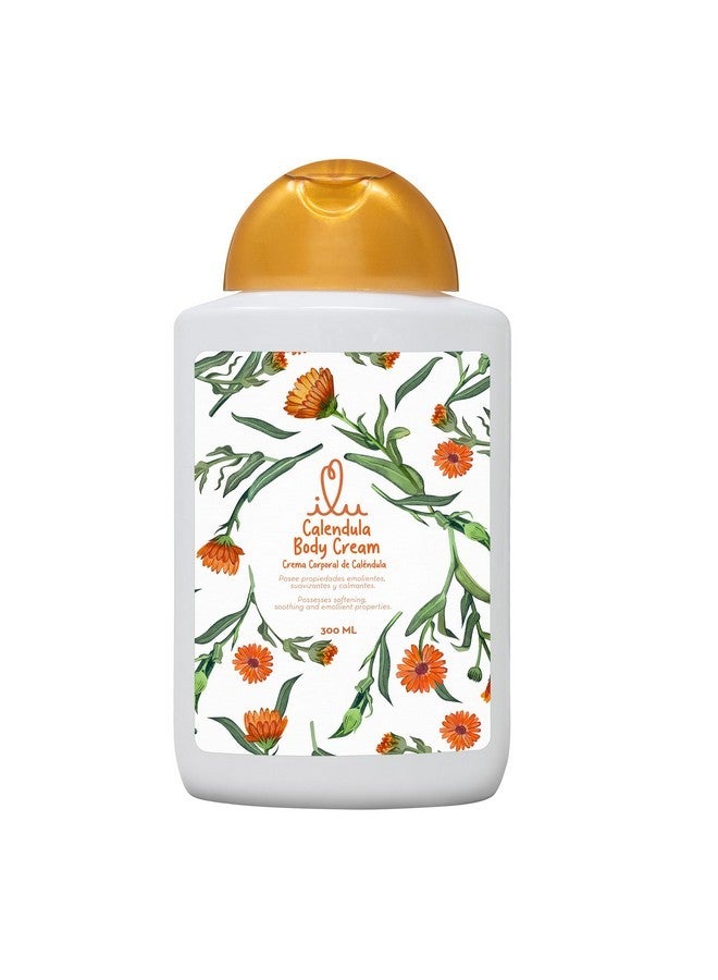 ILU Calendula body Cream (300 ml) - Multi-Purpose Skin Care, Plant-Powered Relief, Water-based cream spreads smoothly & easily for use on faces or to cover large areas. - Image 1