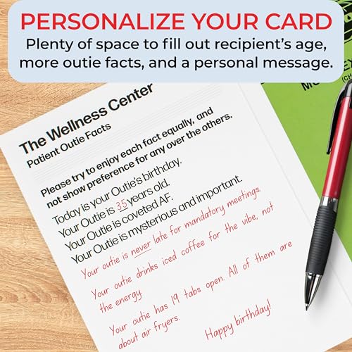 Chillkat Severance Birthday Card, Funny TV Show Gift for Men or Women, Lumon Industries Merch, Happy Bday Innie Outie Facts, Defiant Jazz Music Experience for Wife Husband Friend or Work Employee - Image 3