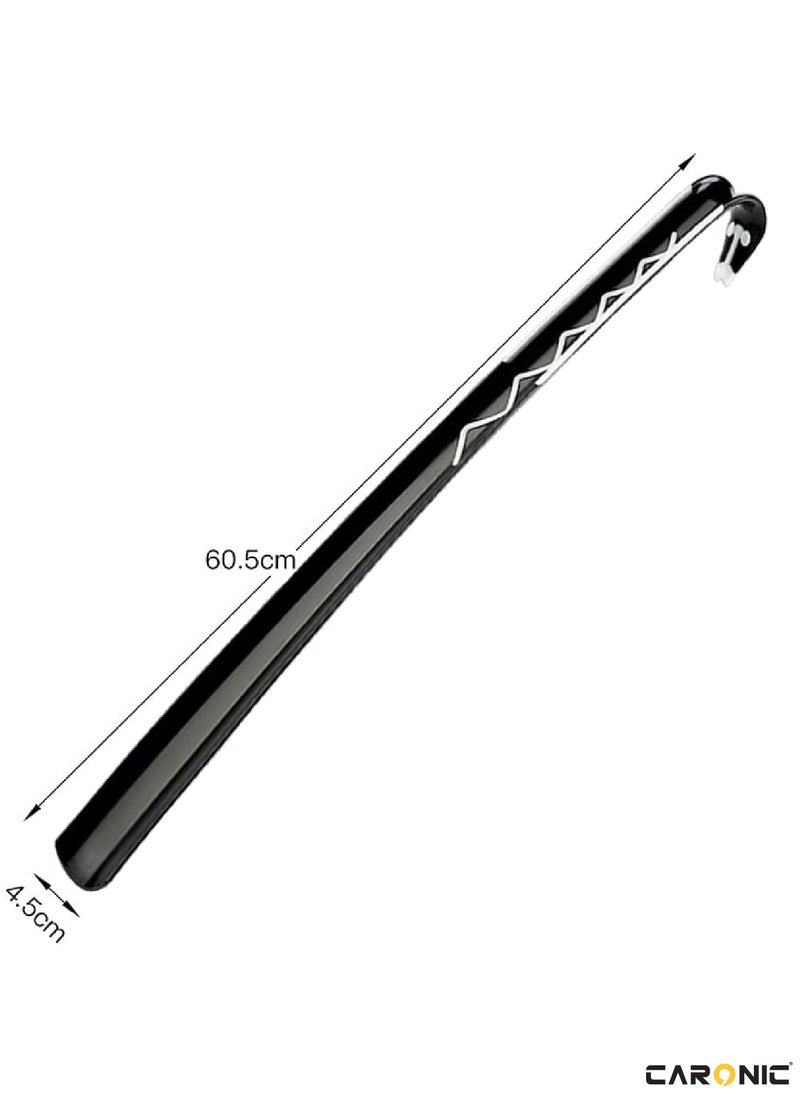 CARONIC Shoe Horn Long Handle For Seniors 60.5CM Straight And Sturdy Long Shoe Horn For Men Women Kids  - Image 2