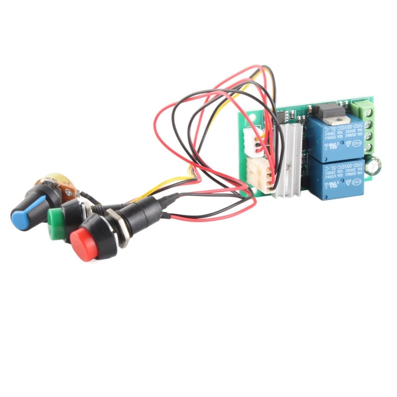 songle Motor Speed Controller 6V-24V DC 30A 21kHz PWM - 0%-100% Duty Cycle Adjustment with 3 Digit LED Display - CW CCW Stop Switch Potentiometer for DC Motor Control - Image 4