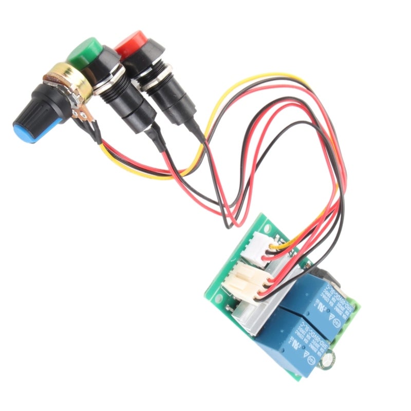 songle Motor Speed Controller 6V-24V DC 30A 21kHz PWM - 0%-100% Duty Cycle Adjustment with 3 Digit LED Display - CW CCW Stop Switch Potentiometer for DC Motor Control - Image 5