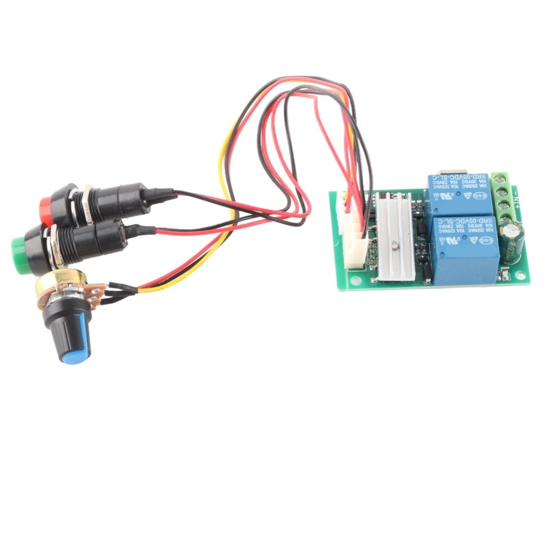 songle Motor Speed Controller 6V-24V DC 30A 21kHz PWM - 0%-100% Duty Cycle Adjustment with 3 Digit LED Display - CW CCW Stop Switch Potentiometer for DC Motor Control - Image 3