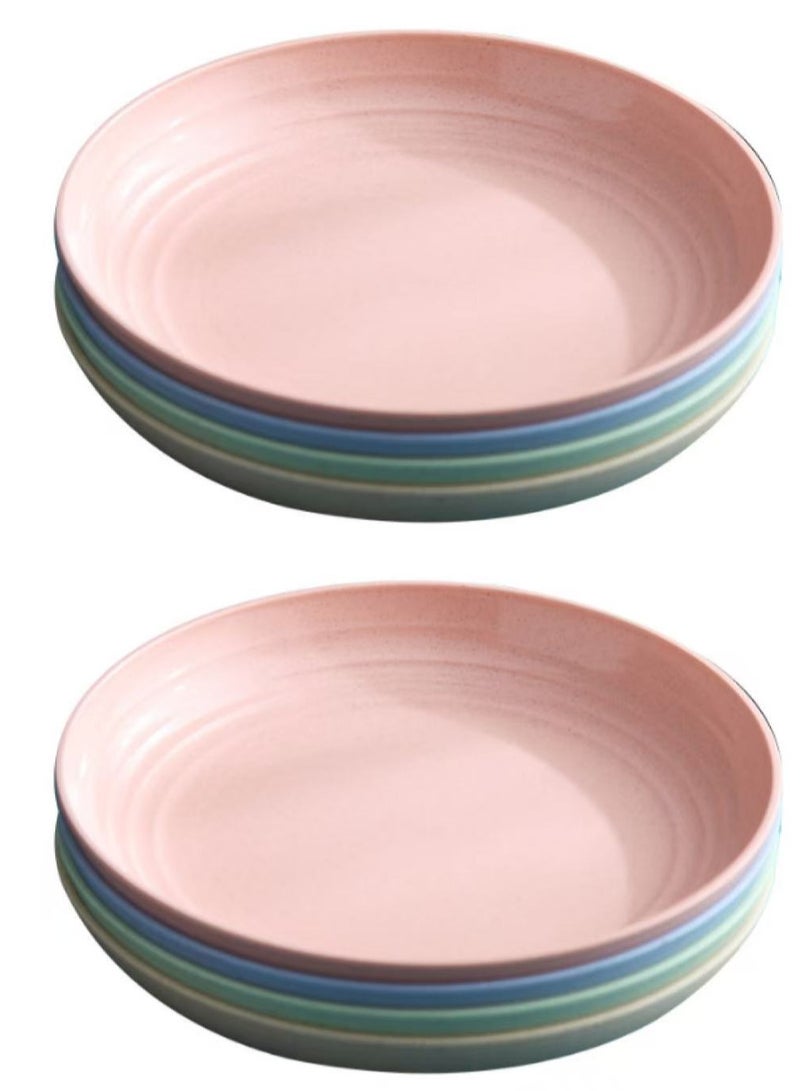 DIOTTI Unbreakable Plastic Dinner Plates Set of 8 - Image 1