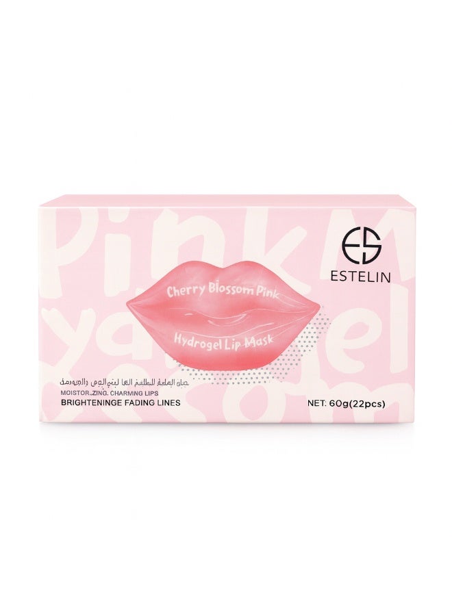 ESTELIN Hydrating Lip Patch Sleeping Lip Mask Cherry 22 PCS - Image 1