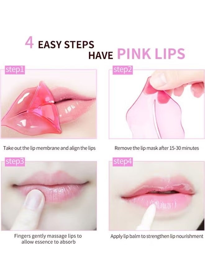 ESTELIN Hydrating Lip Patch Sleeping Lip Mask Cherry 22 PCS - Image 4