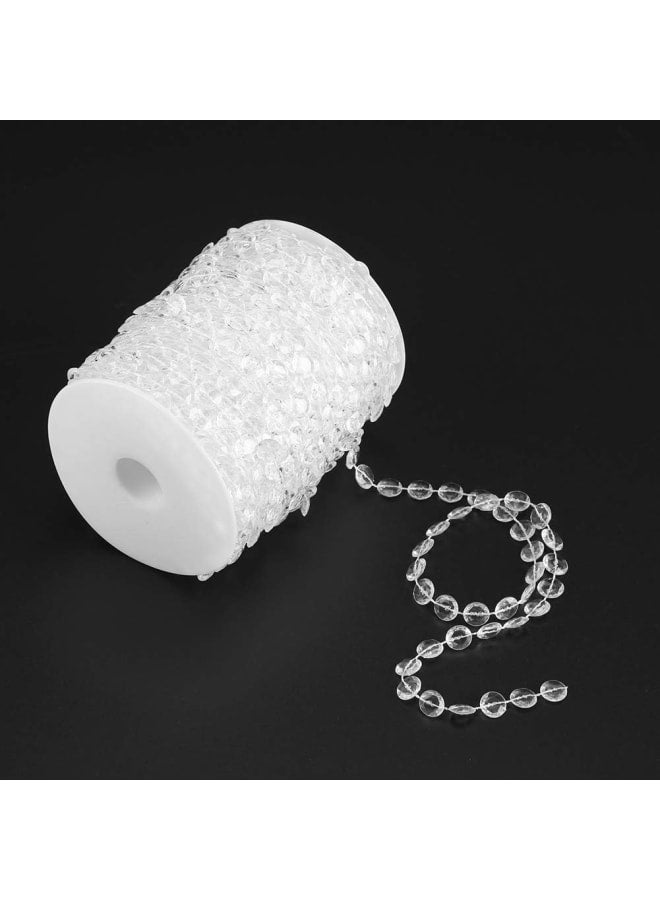 Acrylic Beads, Elegance Romance Beads Curtain, Nice Visual Appeal Special Events for Home Livingroom(transparent)  - Image 1