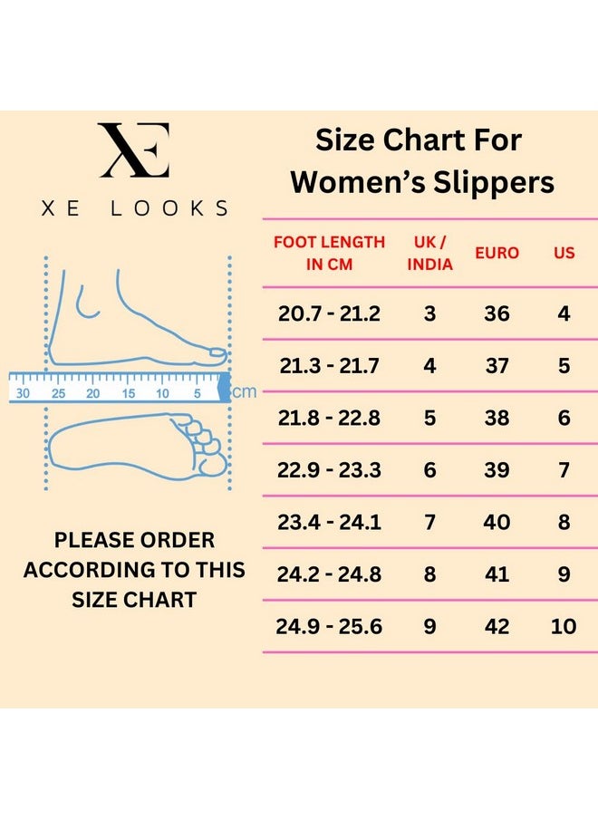 XE Looks - XE Looks Women's Cream Doctor Slippers | Stylish Floral Design with Cushioned Wedge Sole | Ultimate Comfort and Arch Support Doctor Slippers For Girls & Women - Image 1