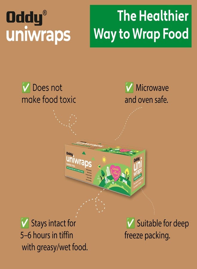 Oddy Uniwraps ورق تغليف الطعام أودي يوني رابس، 100 متر - Image 2
