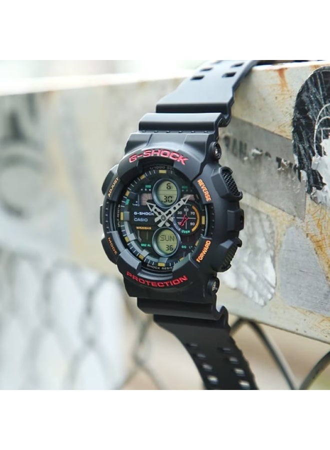 كاسيو ساعة كاسيو جي شوك كوارتز تناظرية رقمية للرجال GA-140-1A4DR - Image 2