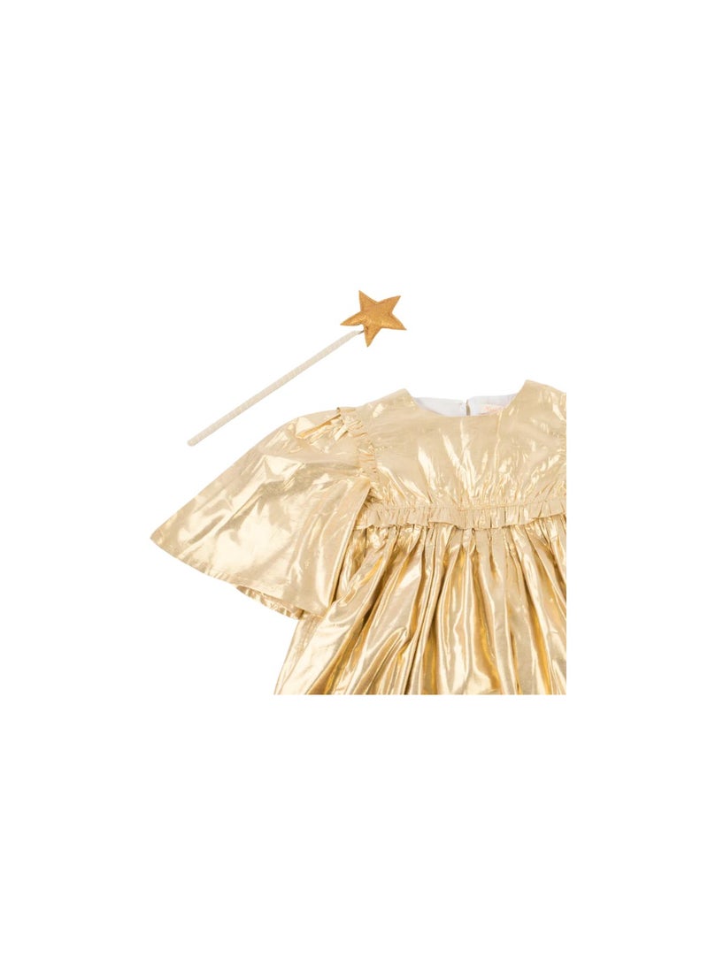 ميري ميري فستان جولد أنجل لعمر 5-6 سنوات - Image 3