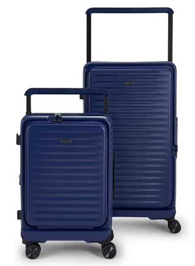LIMRA Travel Bags From Limra Made Of PC , Consisting of Two Pieces , Size 20"-29" Inches, Blue Color