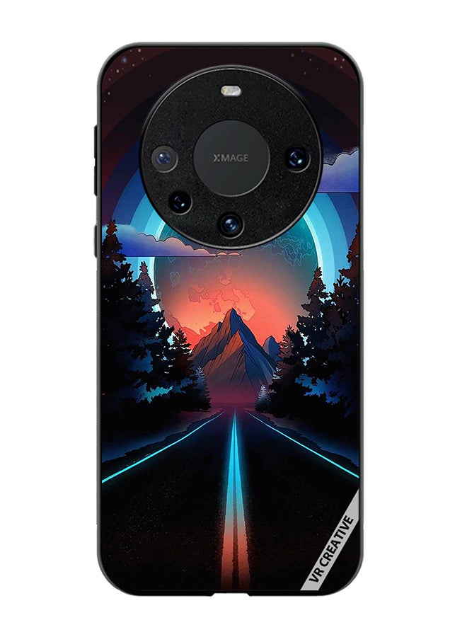 VR CREATIVE Protective Case Cover For Huawei Mate 60 Pro Plus Road To Paradise Design Multicolour - Image 1