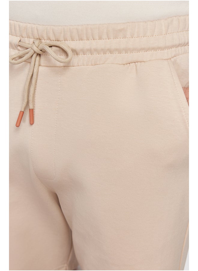 trendyol Stone Regular/Normal Fit Brooklyn-City Embroidered Full Fabric Elastic Waist Shorts TMNSS24SR00025  - Image 5