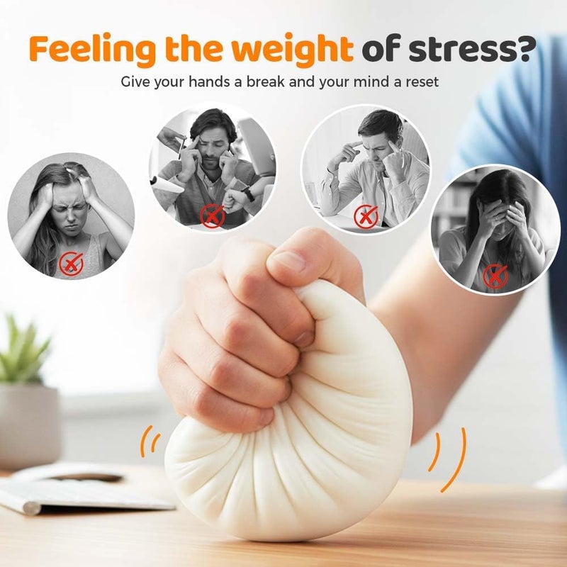 Foxiod Giant Dumpling Squishy - Handmade Pressure Relief Fidget Toy with Steamer - Image 4