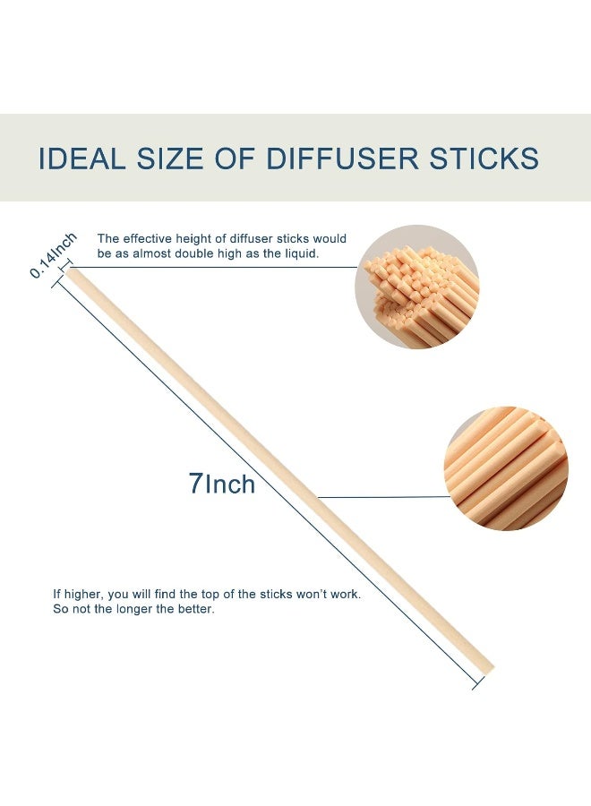 HOSSIAN HOSSIAN Reed Diffuser Sticks-7 inch Diffuser Reed -50PCS Primary Color Scent Sticks for Aroma Fragrance (Primary Color)  - Image 3