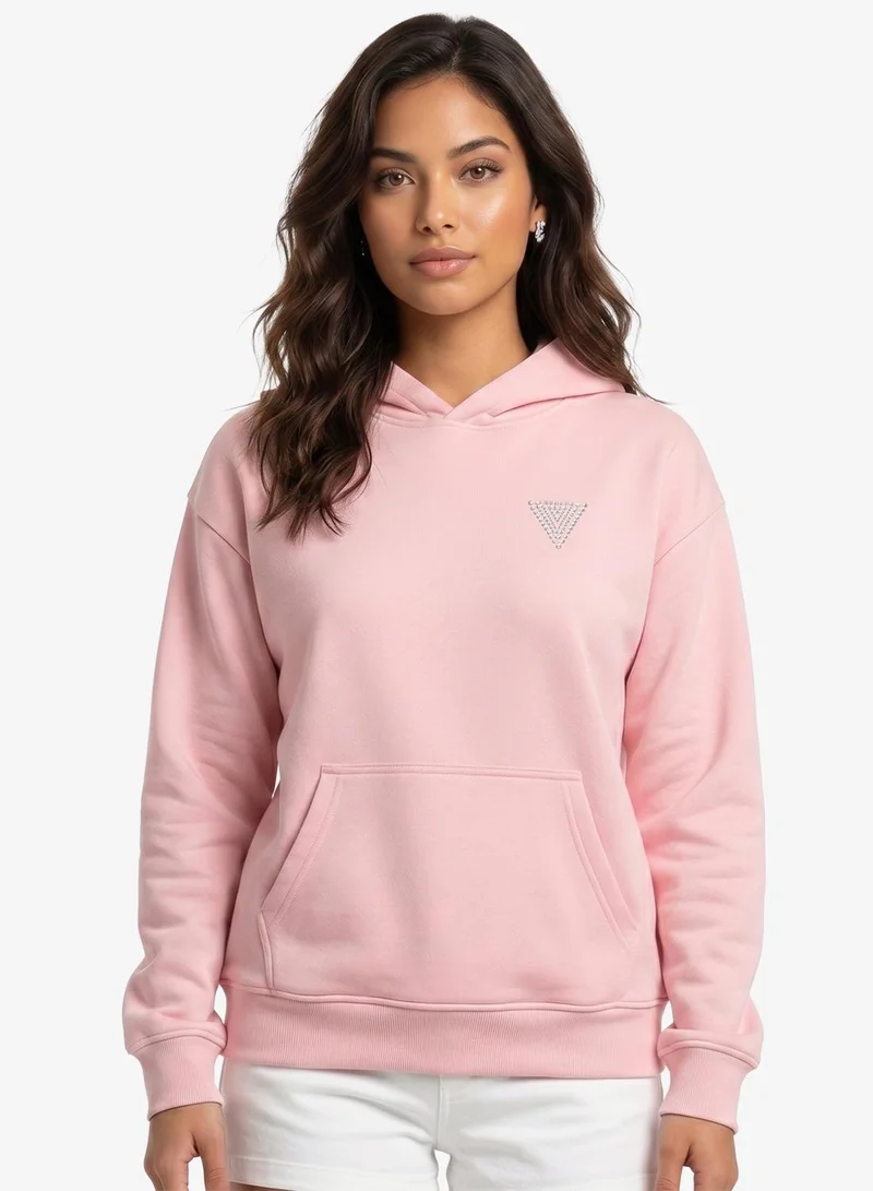 GUESS French Terry Hooded Sweatshirt