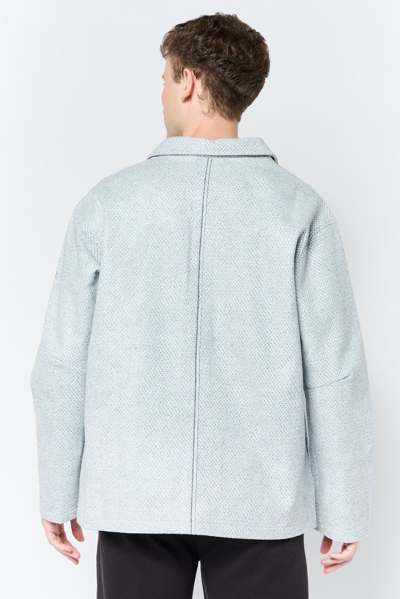 Nike Men Oversize Fit Long Sleeve Outdoor Jacket Shirt, Multicolor - Image 4