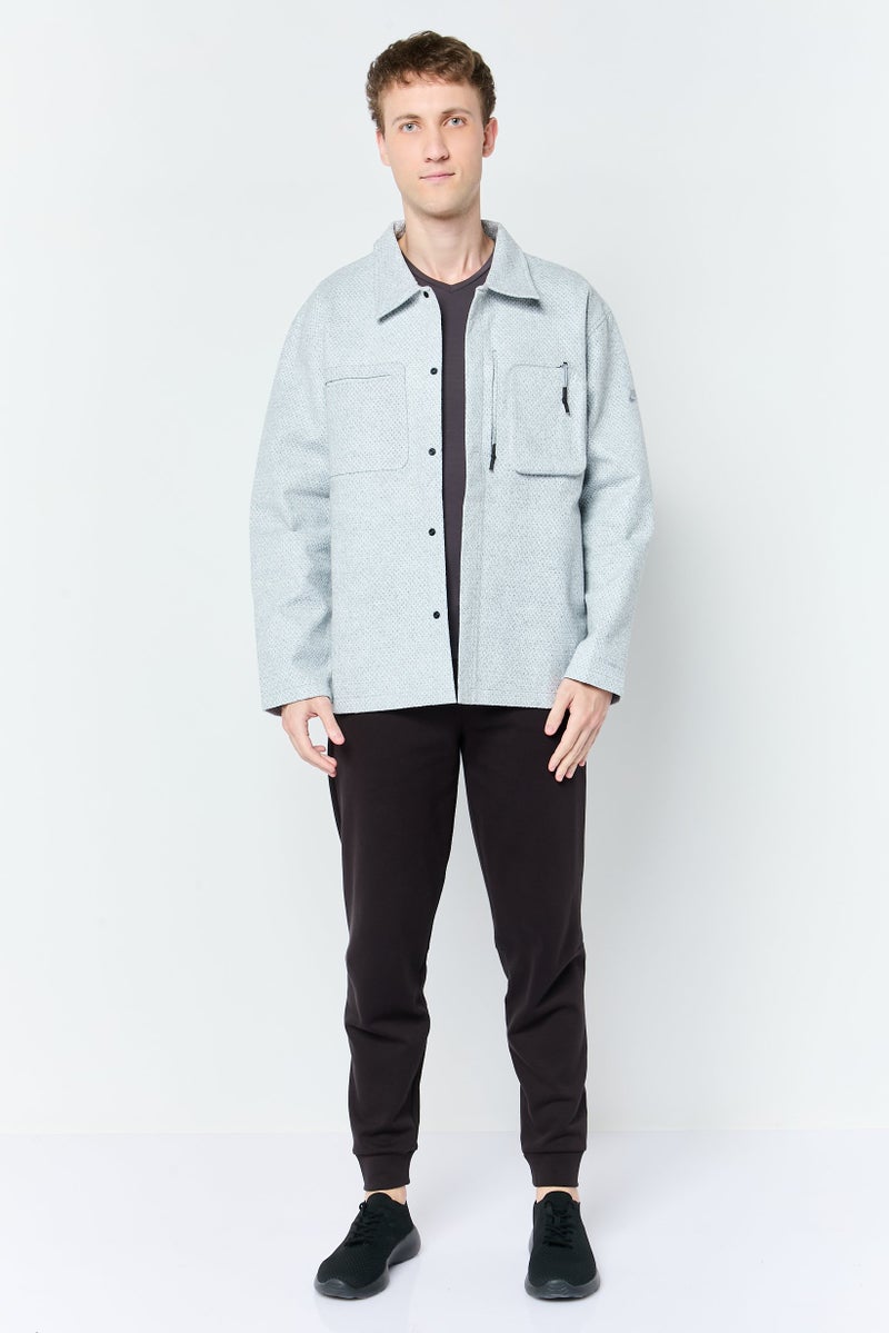 Nike Men Oversize Fit Long Sleeve Outdoor Jacket Shirt, Multicolor - Image 2