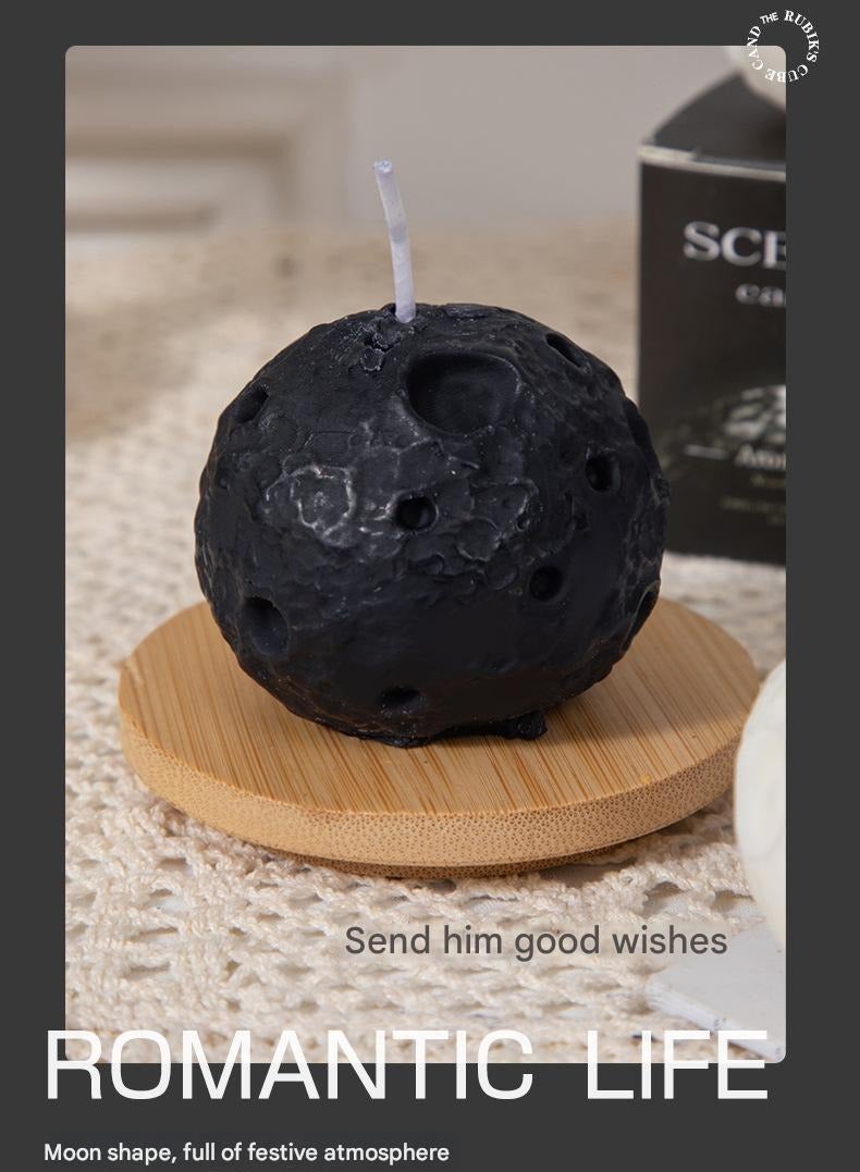 Lunar Aromatherapy Candle Fragrance Creative Companion Gift Simulation Shaped Ornament Batch(Ebony Sandalwood Fragrance)  - Image 4