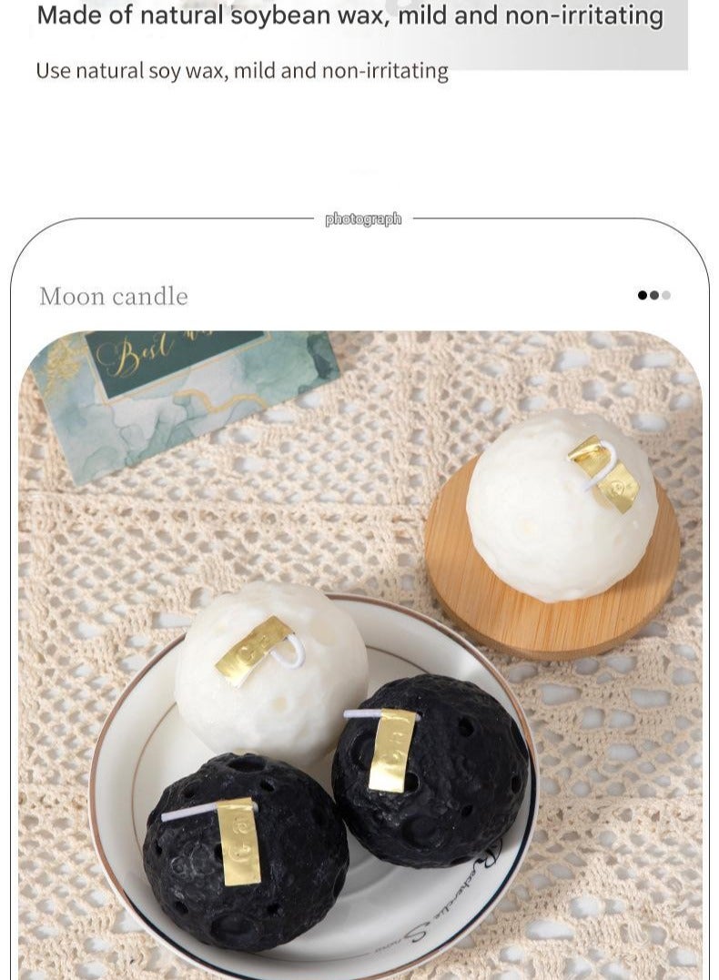 Lunar Aromatherapy Candle Fragrance Creative Companion Gift Simulation Shaped Ornament Batch(Ebony Sandalwood Fragrance)  - Image 5