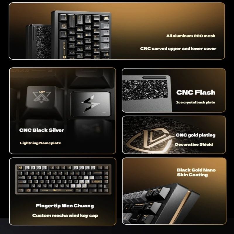 ز ن V  لوحة مفاتيح VGN Flash - أسود مطفي - Image 4