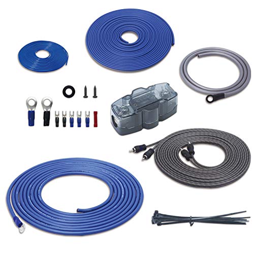 RECOIL True 4 Gauge Complete CCA Amplifier Wiring Kits with OFC RCA Cable - Image 1