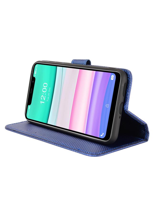 اس-توب جراب هاتف Oukitel C22 مصنوع من الجلد بنسيج ماسي - Image 5