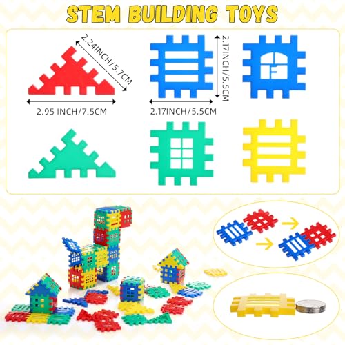 Sonwyoung 310 Pcs Interlocking Building Blocks for Kids Building Toys for Kids Kindergarten Toy Building Sets Preschool Toys for Back to School - Image 5