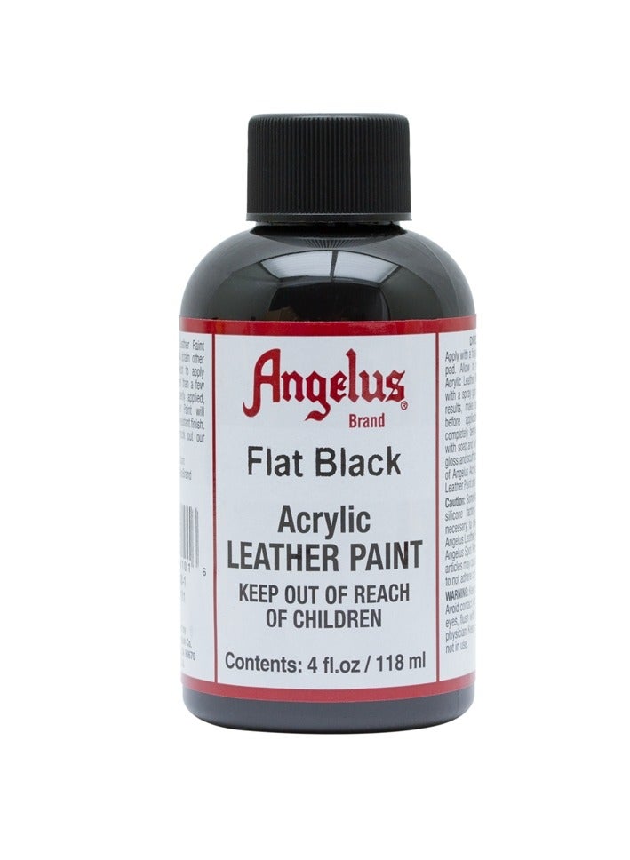 Angelus Leather Paint 4oz Flat Black