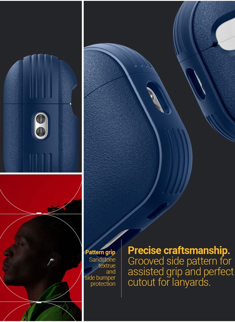 Vault Airpods Pro 2 Case Cover 2023 / 2022 (USB-C / Lightning) 2nd Generation with Carabiner - Navy Blue - pzsku/Z884D014BBEE3AC6482D6Z/45/_/1722677348/d8b5024c-3c7a-4863-b7cc-8a66a027d1e9