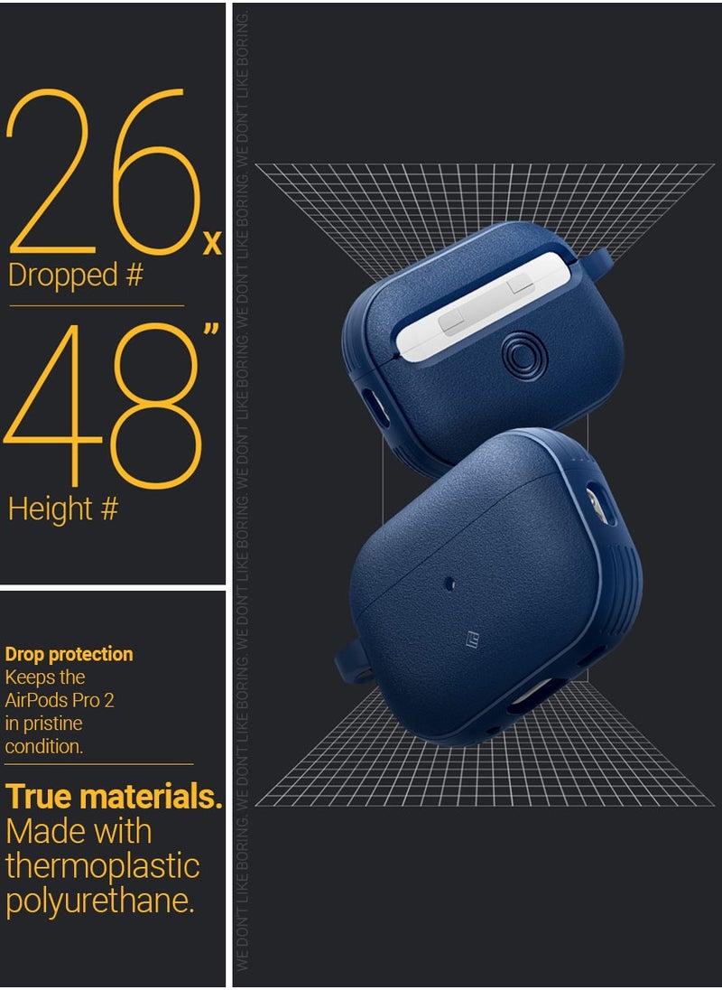 Vault Airpods Pro 2 Case Cover 2023 / 2022 (USB-C / Lightning) 2nd Generation with Carabiner - Navy Blue - pzsku/Z884D014BBEE3AC6482D6Z/45/_/1722677351/b00fc7f4-66c9-4c30-8c43-b860a56a39de