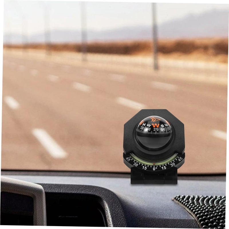 2Pcs Car Dashboard Compass with Inclinometer High Precision Vehicle Navigation Tool - Image 5
