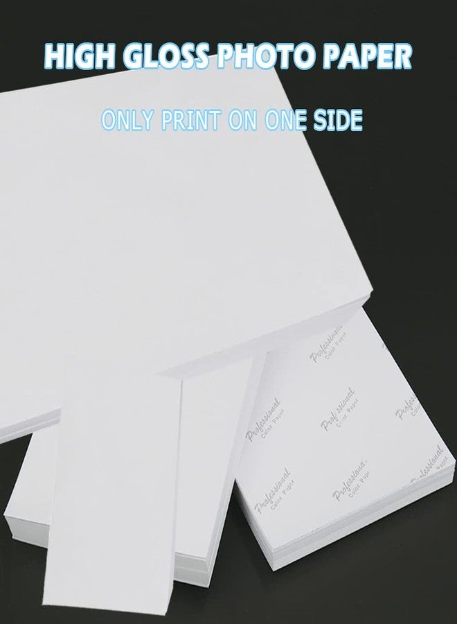 SNOMEL 4 Sizes Photo Paper, 200gsm High Glossy White Photographic Paper, Advanced Picture for Inkjet Printer (90 Sheets, 3.5 x 5, 4 x 6, 5 x 7, 8.3 x 11.7 Inch)​ - Image 3