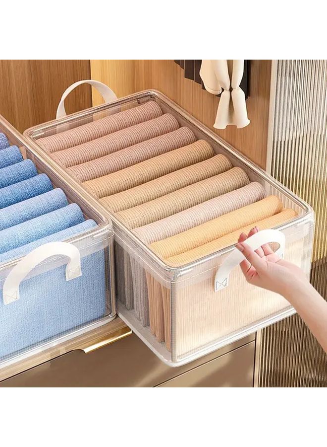 Transparent Foldable Wardrobe Drawer With Storage Box For Home Dormitory - Image 5
