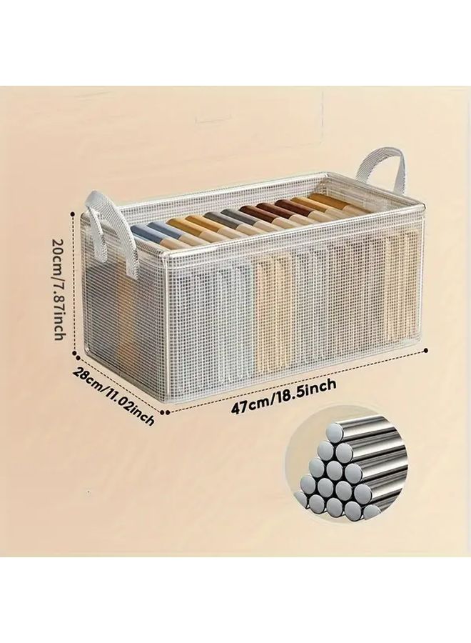 Transparent Foldable Wardrobe Drawer With Storage Box For Home Dormitory - Image 3